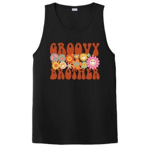 Retro Groovy Brother Matching Family Party Mother's Day PosiCharge Competitor Tank