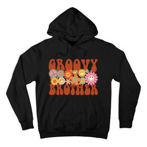 Retro Groovy Brother Matching Family Party Mother's Day Tall Hoodie