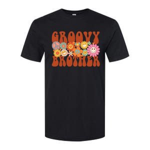 Retro Groovy Brother Matching Family Party Mother's Day Softstyle CVC T-Shirt