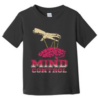 Retro Graphic Brain And Puppet Hand Unique Psychological Toddler T-Shirt