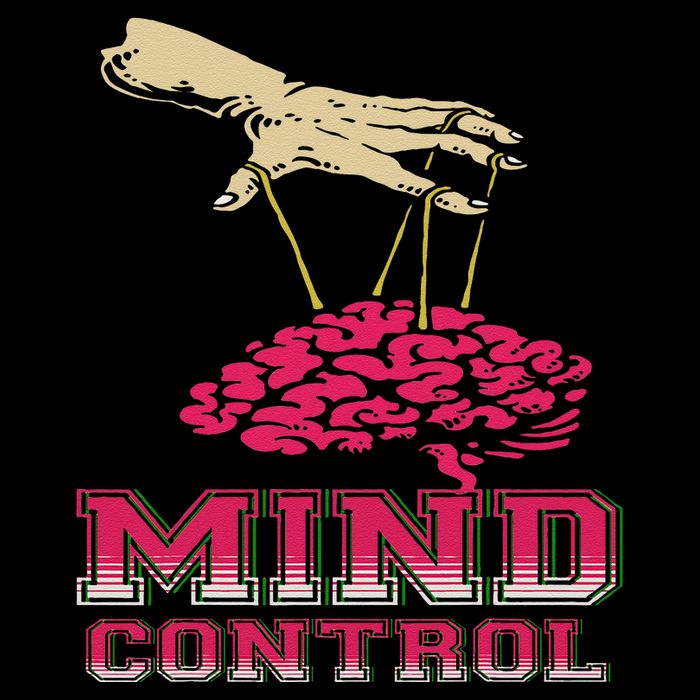 Retro Graphic Brain And Puppet Hand Unique Psychological Toddler T-Shirt
