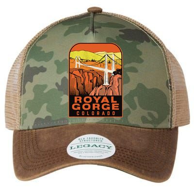 Royal Gorge Bridge Colorado Vintage Travel Legacy Tie Dye Trucker Hat