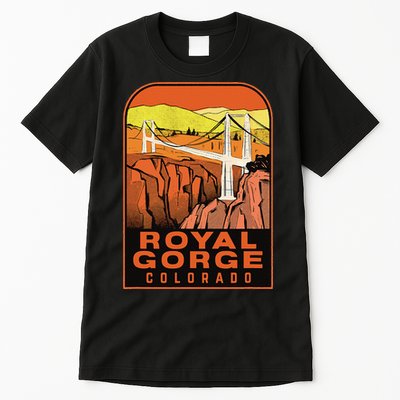 Royal Gorge Bridge Colorado Vintage Travel Tall T-Shirt