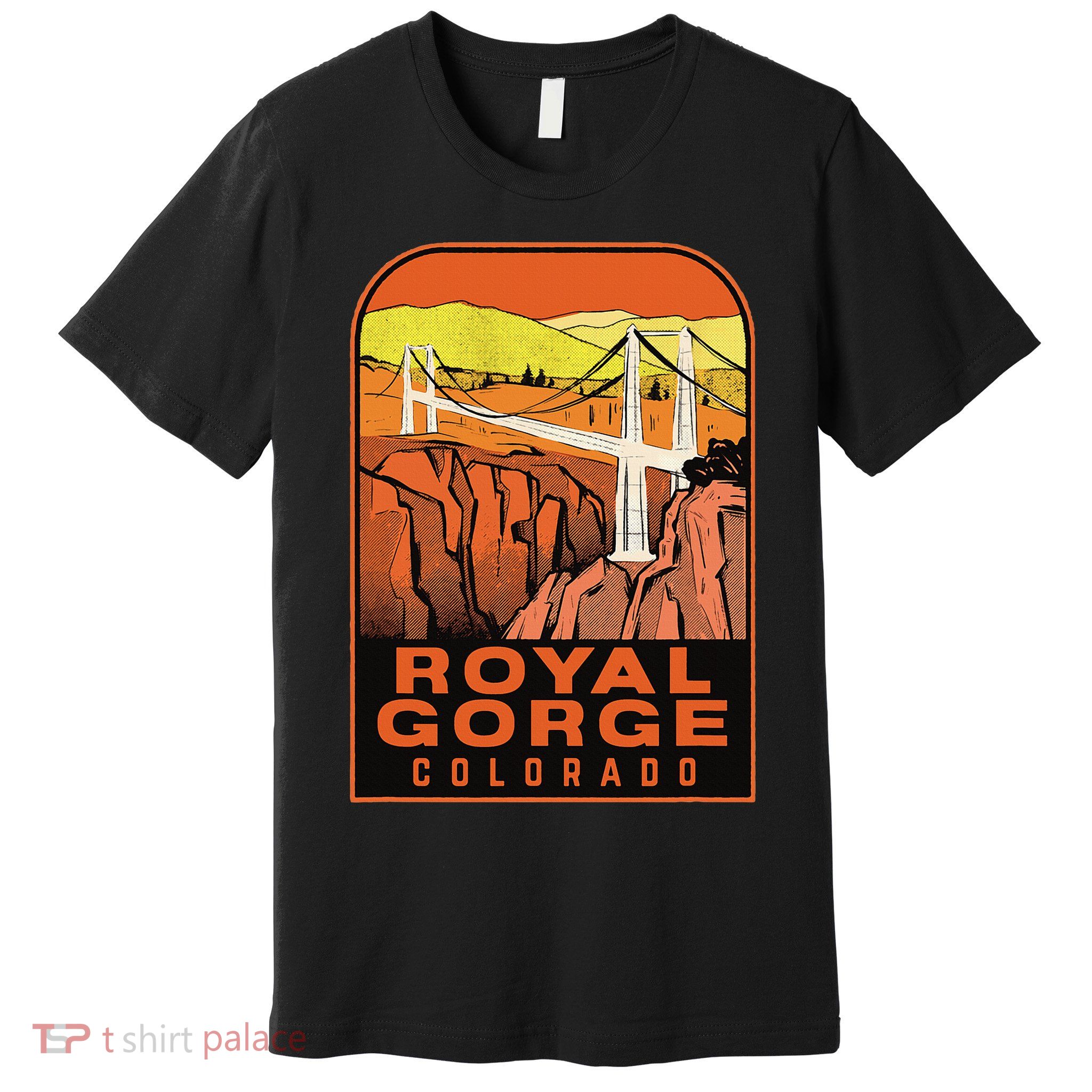 Royal Gorge Bridge Colorado Vintage Travel Premium T-Shirt