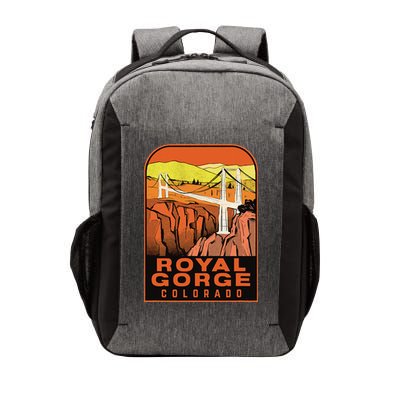 Royal Gorge Bridge Colorado Vintage Travel Vector Backpack