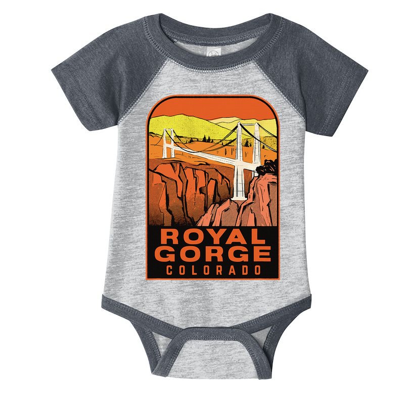 Royal Gorge Bridge Colorado Vintage Travel Infant Baby Jersey Bodysuit