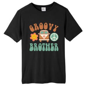 Retro Groovy Brother Matching Family Birthday Party Tall Fusion ChromaSoft Performance T-Shirt