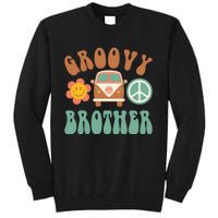 Retro Groovy Brother Matching Family Birthday Party Tall Sweatshirt