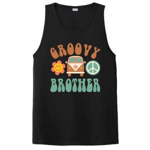 Retro Groovy Brother Matching Family Birthday Party PosiCharge Competitor Tank