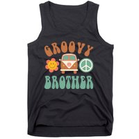 Retro Groovy Brother Matching Family Birthday Party Tank Top