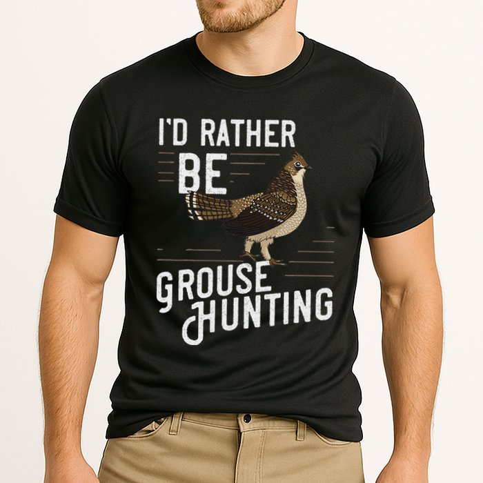 Ruffed Grouse Bird Gift Hunting Spruce Grouse Cooling Performance Crew T-Shirt