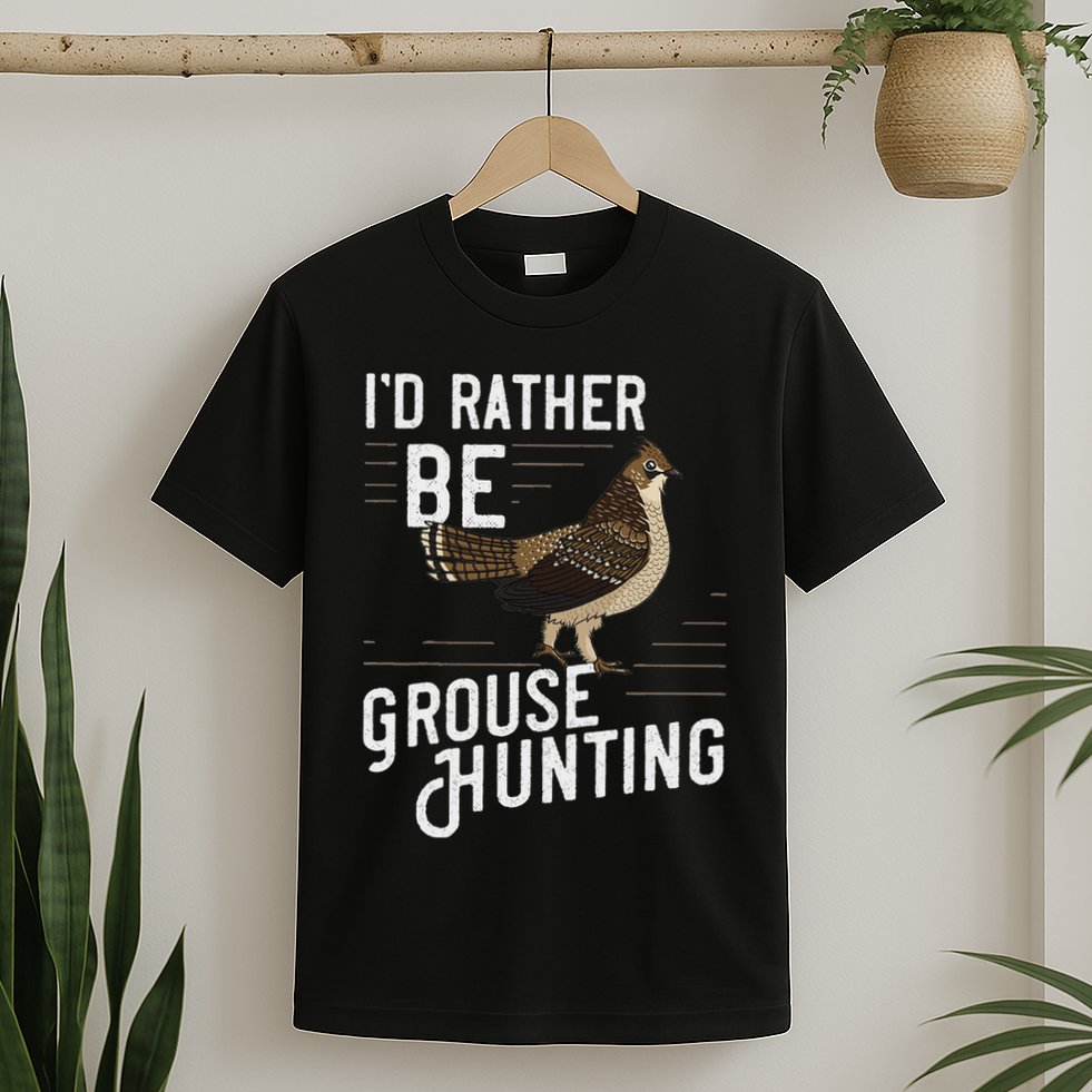 Ruffed Grouse Bird Gift Hunting Spruce Grouse T-Shirt