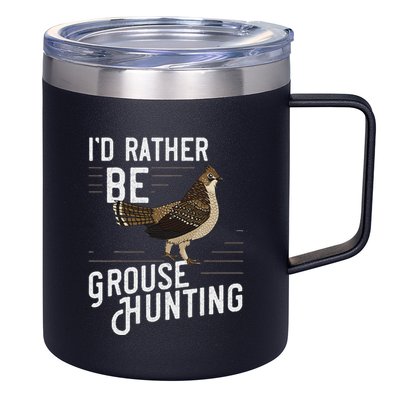Ruffed Grouse Bird Gift Hunting Spruce Grouse 12oz Stainless Steel Coffee Mug