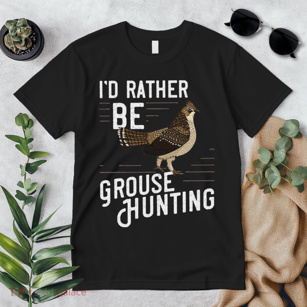 Ruffed Grouse Bird Gift Hunting Spruce Grouse Premium T-Shirt