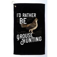 Ruffed Grouse Bird Gift Hunting Spruce Grouse Golf Towel