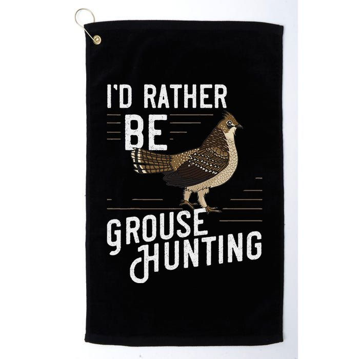 Ruffed Grouse Bird Gift Hunting Spruce Grouse Golf Towel