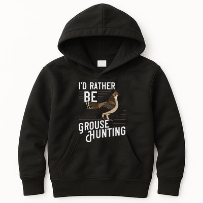 Ruffed Grouse Bird Gift Hunting Spruce Grouse Kids Hoodie
