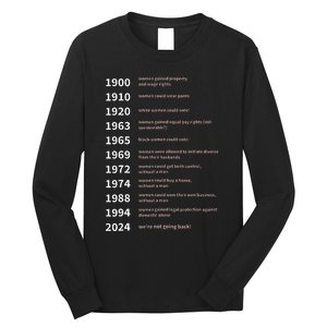 Rights Gained By Date Women Rights Long Sleeve Shirt