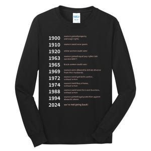 Rights Gained By Date Women Rights Tall Long Sleeve T-Shirt