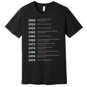 Rights Gained By Date Women Rights Premium T-Shirt