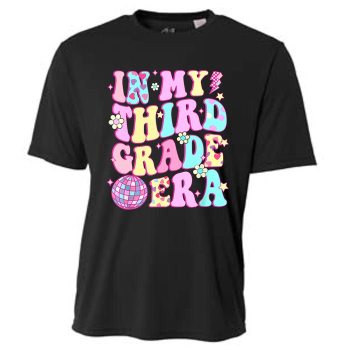 Retro Groovy Back To School In My Third Grade Era Girl Cooling Performance Crew T-Shirt