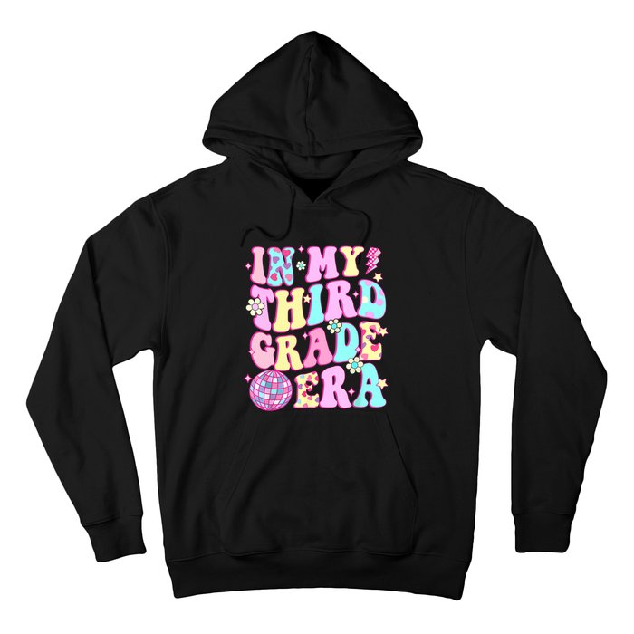 Retro Groovy Back To School In My Third Grade Era Girl Hoodie