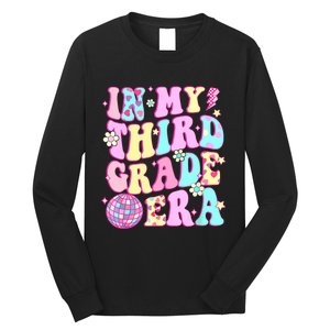 Retro Groovy Back To School In My Third Grade Era Girl Long Sleeve Shirt