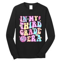 Retro Groovy Back To School In My Third Grade Era Girl Long Sleeve Shirt