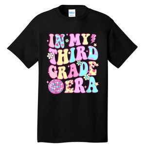 Retro Groovy Back To School In My Third Grade Era Girl Tall T-Shirt