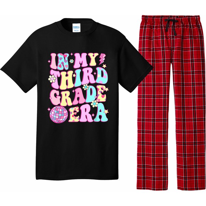 Retro Groovy Back To School In My Third Grade Era Girl Pajama Set