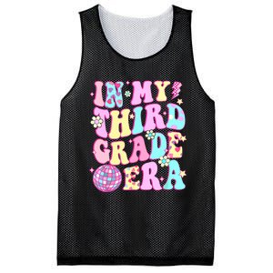 Retro Groovy Back To School In My Third Grade Era Girl Mesh Reversible Basketball Jersey Tank