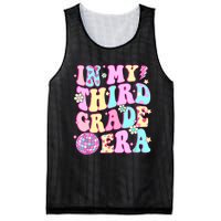 Retro Groovy Back To School In My Third Grade Era Girl Mesh Reversible Basketball Jersey Tank