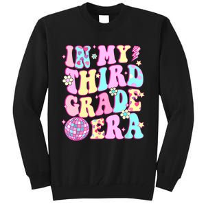 Retro Groovy Back To School In My Third Grade Era Girl Tall Sweatshirt