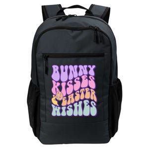 Retro Groovy Bunny Kisses & Easter Wishes Daily Commute Backpack