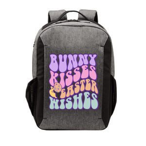 Retro Groovy Bunny Kisses & Easter Wishes Vector Backpack