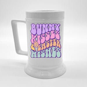 Retro Groovy Bunny Kisses & Easter Wishes Beer Stein