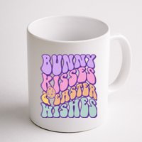 Retro Groovy Bunny Kisses & Easter Wishes Coffee Mug