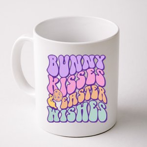 Retro Groovy Bunny Kisses & Easter Wishes Coffee Mug