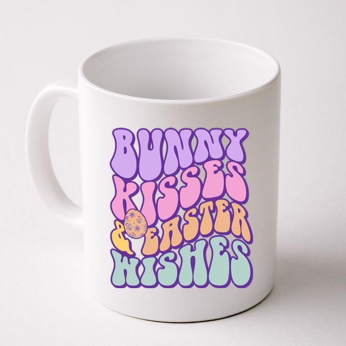 Retro Groovy Bunny Kisses & Easter Wishes Coffee Mug