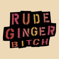 Rude Ginger Bitch Zip Tote Bag