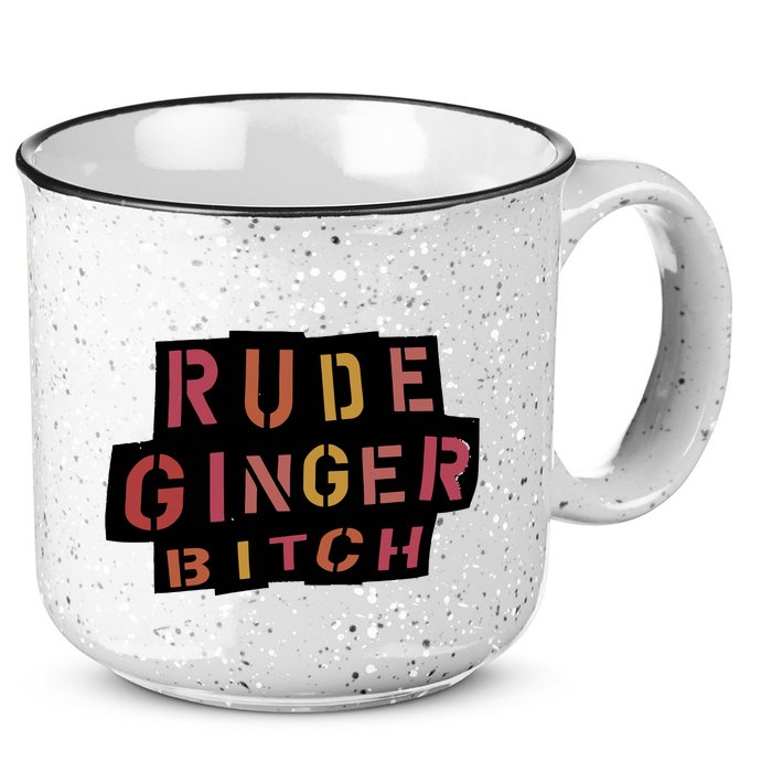Rude Ginger Bitch 15oz Campfire Ceramic Mug