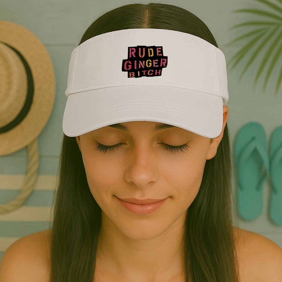 Rude Ginger Bitch Visor