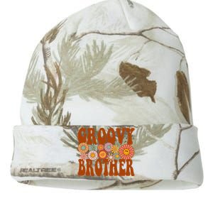 Retro Groovy Brother Matching Family 1st Birthday Party Kati Licensed 12" Camo Beanie