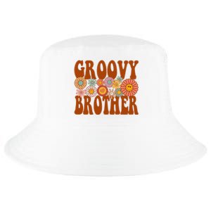 Retro Groovy Brother Matching Family 1st Birthday Party Cool Comfort Performance Bucket Hat