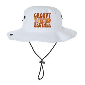 Retro Groovy Brother Matching Family 1st Birthday Party Legacy Cool Fit Booney Bucket Hat