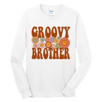 Retro Groovy Brother Matching Family 1st Birthday Party Tall Long Sleeve T-Shirt