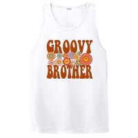 Retro Groovy Brother Matching Family 1st Birthday Party PosiCharge Competitor Tank