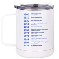 Rights Gained By Date Motivation 12 oz Stainless Steel Tumbler Cup