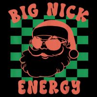 Retro Groovy Big Nick Santa Energy Christmas Trendy 2022 City Backpack