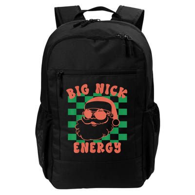 Retro Groovy Big Nick Santa Energy Christmas Trendy 2022 Backpack